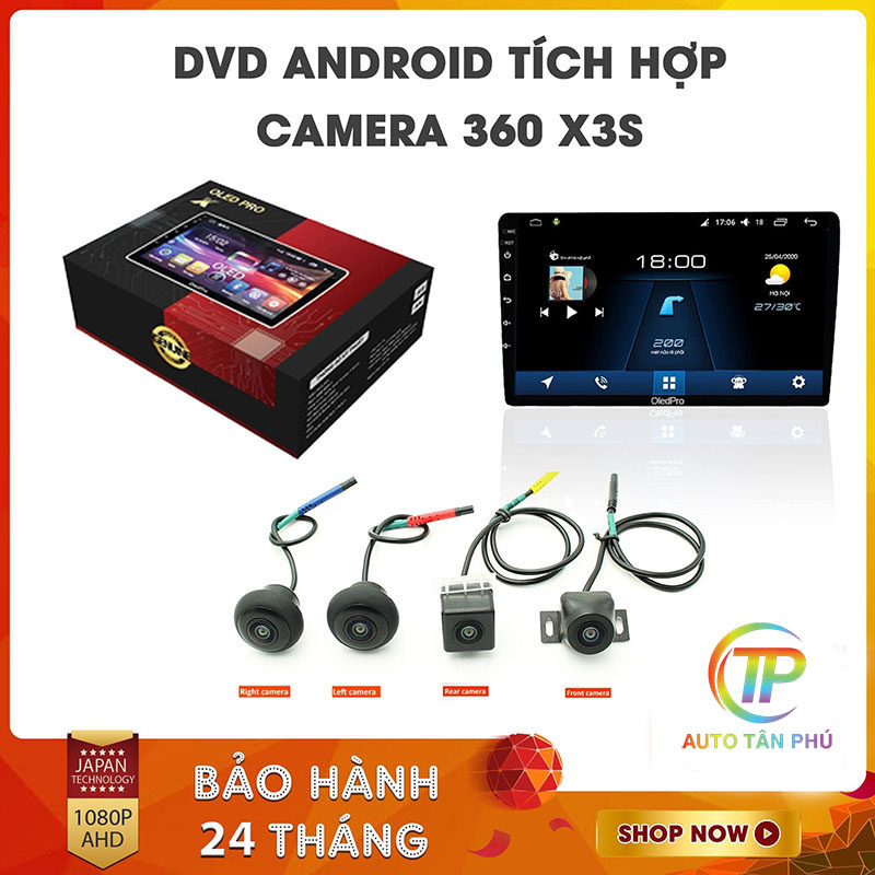 Màn Hình DVD Android OLED Pro X3S