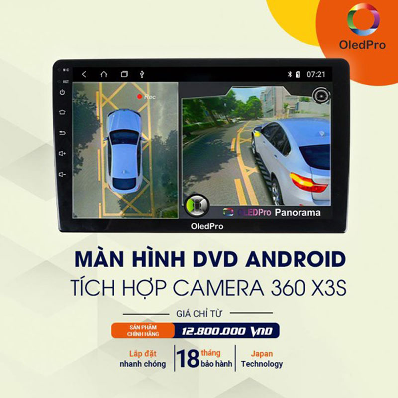 Man Hinh Dvd Android Oled Pro X3s