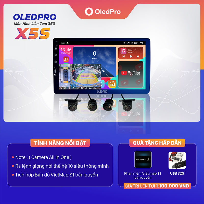 Man Hinh Dvd Android Oled Pro X5s